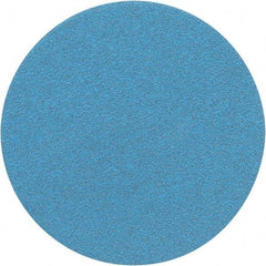 Porter-Cable - 5" Diam, 40 Grit Zirconia Alumina Adhesive PSA Disc - Coarse Grade, Tan, C Weighted Backing, Flexible, 13,000 Max RPM - Exact Tool & Supply