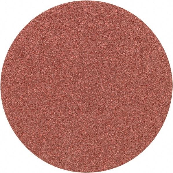 Porter-Cable - 5" Diam, 60 Grit Aluminum Oxide Adhesive PSA Disc - Medium Grade, Tan, C Weighted Backing, Flexible, 13,000 Max RPM - Exact Tool & Supply