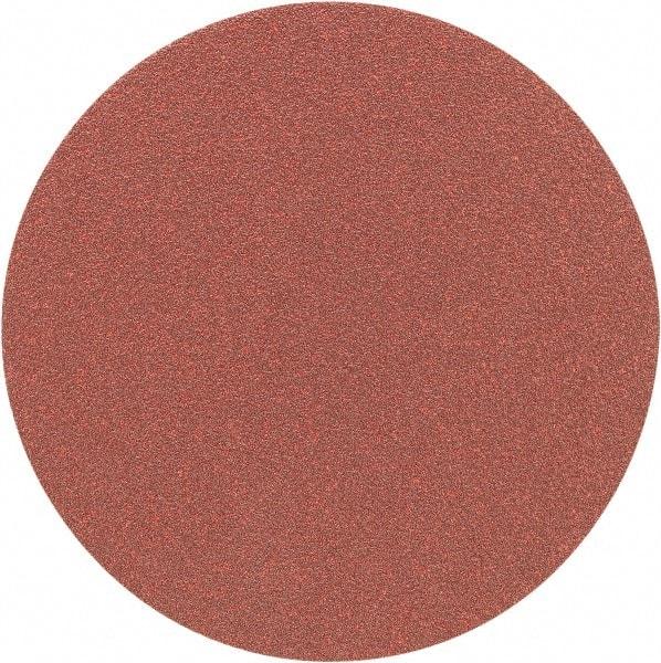 Porter-Cable - 5" Diam, 220 Grit Aluminum Oxide Adhesive PSA Disc - Very Fine Grade, Tan, C Weighted Backing, Flexible, 13,000 Max RPM - Exact Tool & Supply