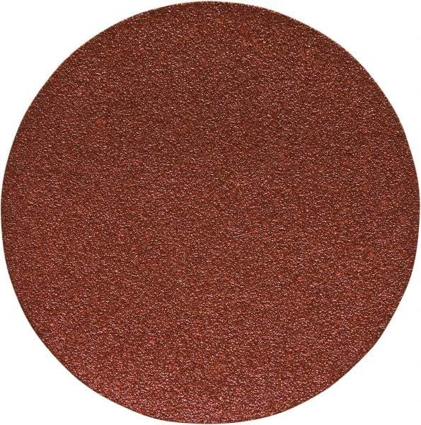 Porter-Cable - 6" Diam, 80 Grit Aluminum Oxide Adhesive PSA Disc - Medium Grade, Tan, C Weighted Backing, Flexible, 13,000 Max RPM - Exact Tool & Supply