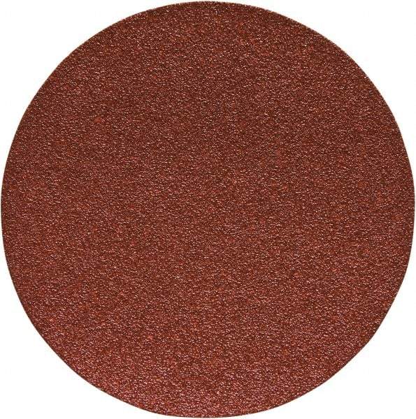 Porter-Cable - 6" Diam, 100 Grit Aluminum Oxide Adhesive PSA Disc - Fine Grade, Tan, C Weighted Backing, Flexible, 13,000 Max RPM - Exact Tool & Supply