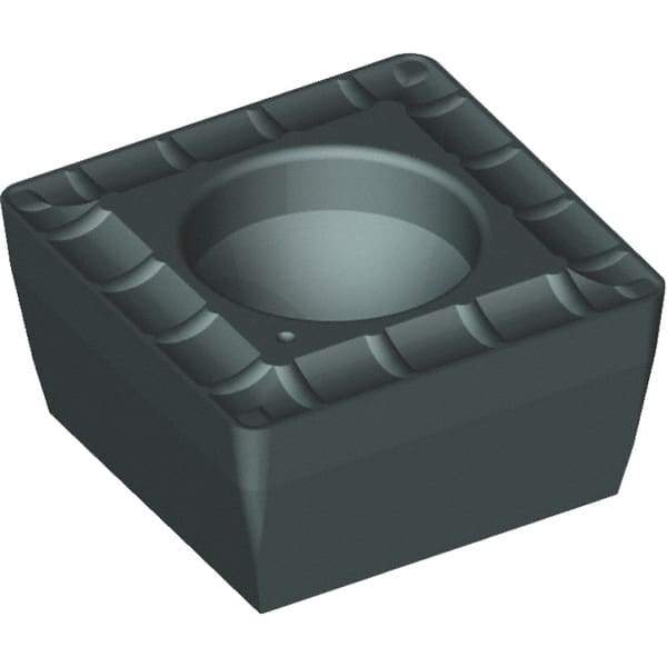 Kennametal - SPPX15T508 MD Grade KCU40 Carbide Indexable Drill Insert - TiN/TiAlN Finish, Square, 15.73mm Inscribed Circle - Exact Tool & Supply