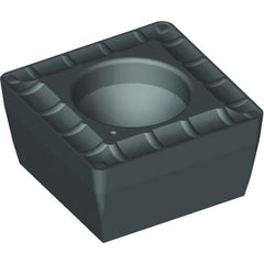 Kennametal - SPPX15T508 MD Grade KCU40 Carbide Indexable Drill Insert - TiN/TiAlN Finish, Square, 15.73mm Inscribed Circle - Exact Tool & Supply