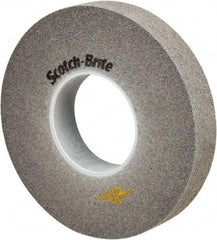 3M - 12" Diam, 4" Face Width, 5" Center Hole, Fine Grade, Silicon Carbide Deburring Wheel - Convolute, Soft Density 9 Grade, 3,000 RPM - Exact Tool & Supply