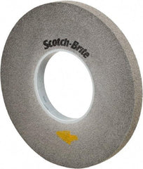 3M - 12" Diam, 1/2" Face Width, 5" Center Hole, Fine Grade, Silicon Carbide Deburring Wheel - Convolute, Soft Density 9 Grade, 3,000 RPM - Exact Tool & Supply