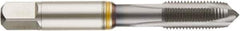 Guhring - 9/16-18 UNF, TiCN Finish, Cobalt Spiral Point Tap - Plug Chamfer, Right Hand Thread, 3.591" OAL, 0.866" Thread Length, 0.429" Shank Diam, 2B/3B Class of Fit, Series 4406 - Exact Tool & Supply