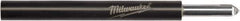 Milwaukee Tool - 1/4" Pin Diam, 2" Long Carbide-Tipped Pilot Drill - Compatible with Hole Cutters - Exact Tool & Supply