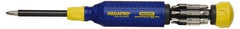 Megapro - Bit Screwdriver - Phillips, Slotted, Torx, Square, with Storage - Exact Tool & Supply