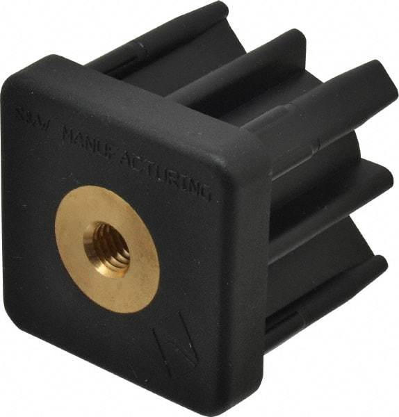Gibraltar - 2" Tube, 3/8-16 Thread, 1,800 Lb Capacity, Square Tube End - 0.109/0.12" Tube Wall, 2" Square - Exact Tool & Supply