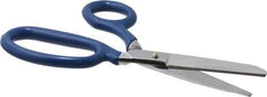 Heritage Cutlery - 2-3/16" LOC, 6-1/4" OAL Standard Shears - Bent Handle, For General Purpose Use - Exact Tool & Supply