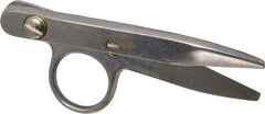 Heritage Cutlery - 1-3/8" LOC, 4-1/2" OAL Stainless Steel Standard Thread Clips - Right Hand, Metal Straight Handle, For Electrical - Exact Tool & Supply