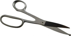 Heritage Cutlery - 3" LOC, 9" OAL Stainless Steel Standard Shears - Right Hand, Metal Straight Handle, For Poultry Processing - Exact Tool & Supply