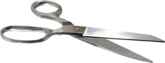 Heritage Cutlery - 3-1/2" LOC, 8" OAL Stainless Steel Standard Shears - Straight Handle, For Poultry Processing - Exact Tool & Supply