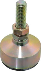 Gibraltar - 440 Lb Capacity, 5/8-11 Thread, 3-7/8" OAL, Zinc Stud, Studded Socket Mount Leveling Mount - 2" Stud Length, 2-1/2" Base Diam, Zinc Pad, 7/8" Hex - Exact Tool & Supply