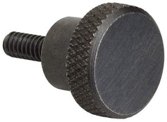 Gibraltar - 2-1/2" Head, Knurled Knob - Threaded Stem, Stainless Steel - Exact Tool & Supply