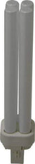 Philips - 26 Watt Fluorescent Commercial/Industrial 2 Pin Lamp - 3,500°K Color Temp, 1,800 Lumens, PLC, 10,000 hr Avg Life - Exact Tool & Supply