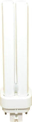 Philips - 13 Watt Fluorescent Commercial/Industrial 4 Pin Lamp - 4,000°K Color Temp, 900 Lumens, PLC, 12,000 hr Avg Life - Exact Tool & Supply