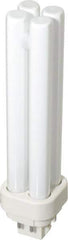 Philips - 18 Watt Fluorescent Commercial/Industrial 4 Pin Lamp - 3,500°K Color Temp, 1,250 Lumens, PLC, 12,000 hr Avg Life - Exact Tool & Supply