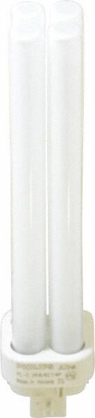 Philips - 26 Watt Fluorescent Commercial/Industrial 4 Pin Lamp - 2,700°K Color Temp, 1,800 Lumens, PLC, 12,000 hr Avg Life - Exact Tool & Supply