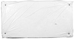 Singer Safety - 2' Long x 48" Wide, Polyethylene/Fiberglass Baffle - Off-White - Exact Tool & Supply