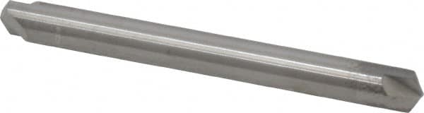 ProMax - 1/4" Diam 2 Flute Double End Solid Carbide Chamfer Mill - Exact Tool & Supply