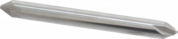 ProMax - 1/4" Diam 4 Flute Double End Solid Carbide Chamfer Mill - Exact Tool & Supply