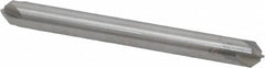 ProMax - 1/4" Diam 4 Flute Double End Solid Carbide Chamfer Mill - Exact Tool & Supply