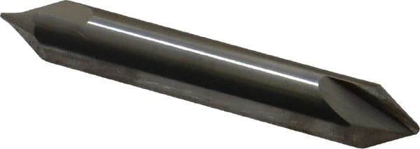 ProMax - 3/8" Diam 2 Flute Double End Solid Carbide Chamfer Mill - Exact Tool & Supply