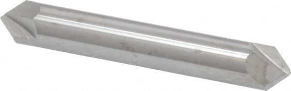 ProMax - 3/8" Diam 2 Flute Double End Solid Carbide Chamfer Mill - Exact Tool & Supply