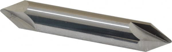 ProMax - 1/2" Diam 2 Flute Double End Solid Carbide Chamfer Mill - Exact Tool & Supply