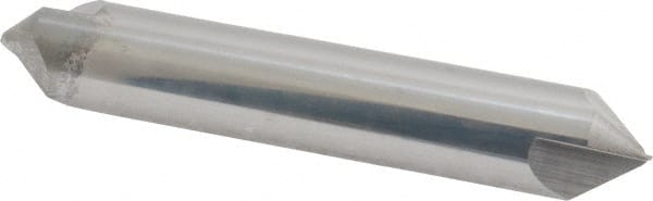 ProMax - 1/2" Diam 2 Flute Double End Solid Carbide Chamfer Mill - Exact Tool & Supply