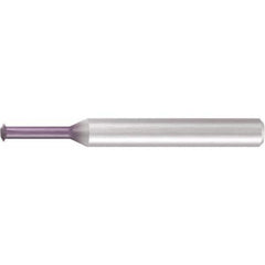 Emuge - 1/8 Inch Cutting Diameter, 3 Flute Solid Carbide Single Profile Thread Mill - Exact Tool & Supply