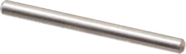 Value Collection - 1/16" Diam x 3/4" Pin Length 316 Stainless Steel Standard Dowel Pin - Bright Finish, 2 Beveled End - Exact Tool & Supply