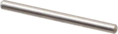 Value Collection - 1/16" Diam x 3/4" Pin Length 316 Stainless Steel Standard Dowel Pin - Bright Finish, 2 Beveled End - Exact Tool & Supply