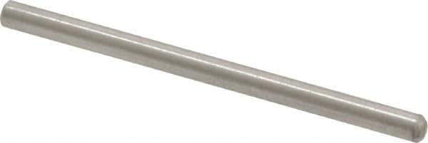 Value Collection - 1/16" Diam x 1" Pin Length 316 Stainless Steel Standard Dowel Pin - Bright Finish, 2 Beveled End - Exact Tool & Supply
