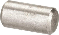 Value Collection - 3/16" Diam x 3/8" Pin Length 316 Stainless Steel Standard Dowel Pin - Bright Finish, 2 Beveled End - Exact Tool & Supply