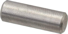 Value Collection - 1/4" Diam x 3/4" Pin Length 316 Stainless Steel Standard Dowel Pin - Bright Finish, 2 Beveled End - Exact Tool & Supply