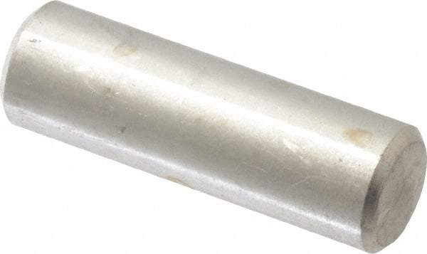 Value Collection - 5/16" Diam x 1" Pin Length 316 Stainless Steel Standard Dowel Pin - Bright Finish, 2 Beveled End - Exact Tool & Supply