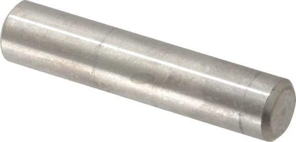 Value Collection - 5/16" Diam x 1-1/2" Pin Length 316 Stainless Steel Standard Dowel Pin - Bright Finish, 2 Beveled End - Exact Tool & Supply