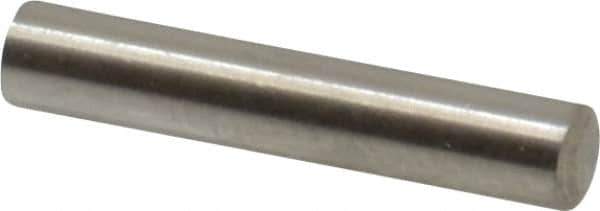 Value Collection - 3mm Diam x 16mm Pin Length 316 Stainless Steel Standard Dowel Pin - Bright Finish, 1 Rounded End - Exact Tool & Supply