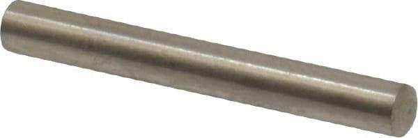 Value Collection - 3mm Diam x 24mm Pin Length 316 Stainless Steel Standard Dowel Pin - Bright Finish, 1 Rounded End - Exact Tool & Supply