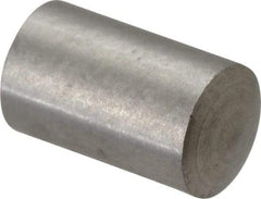 Value Collection - 4mm Diam x 6mm Pin Length 316 Stainless Steel Standard Dowel Pin - Bright Finish, 1 Rounded End - Exact Tool & Supply