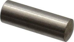 Value Collection - 4mm Diam x 12mm Pin Length 316 Stainless Steel Standard Dowel Pin - Bright Finish, 1 Rounded End - Exact Tool & Supply