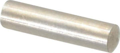 Value Collection - 4mm Diam x 16mm Pin Length 316 Stainless Steel Standard Dowel Pin - Bright Finish, 1 Rounded End - Exact Tool & Supply