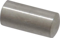 Value Collection - 5mm Diam x 10mm Pin Length 316 Stainless Steel Standard Dowel Pin - Bright Finish, 1 Rounded End - Exact Tool & Supply
