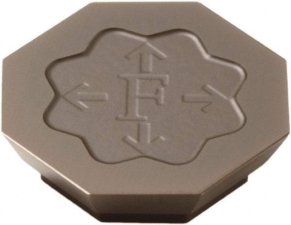 Seco - OFEN0704 M16 Grade MK1500 Carbide Milling Insert - TiCN/Al2O3 Finish, 0.187" Thick, 0.709" Inscribed Circle - Exact Tool & Supply