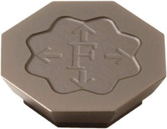 Seco - OFEN0704 M16 Grade MK1500 Carbide Milling Insert - TiCN/Al2O3 Finish, 0.187" Thick, 0.709" Inscribed Circle - Exact Tool & Supply