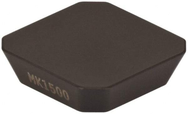 Seco - SEKN1203 M14 Grade MK1500 Carbide Milling Insert - TiCN/Al2O3 Finish, 1/8" Thick, 1/2" Inscribed Circle - Exact Tool & Supply
