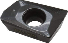 Seco - XOMX120404 ME08 Grade MK1500 Carbide Milling Insert - TiCN/Al2O3 Finish, 0.163" Thick, 0.016" Corner Radius - Exact Tool & Supply
