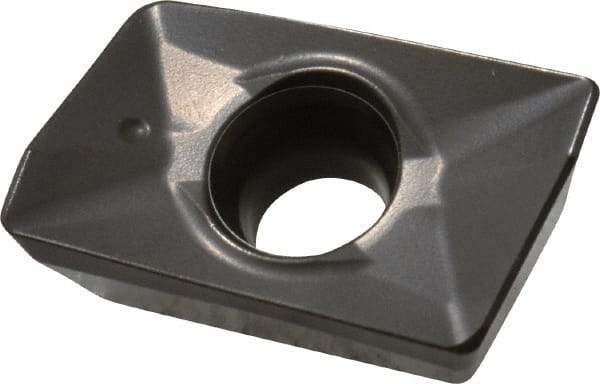 Seco - XOMX180608 MD15 Grade MK1500 Carbide Milling Insert - TiCN/Al2O3 Finish, 1/4" Thick, 0.031" Corner Radius - Exact Tool & Supply